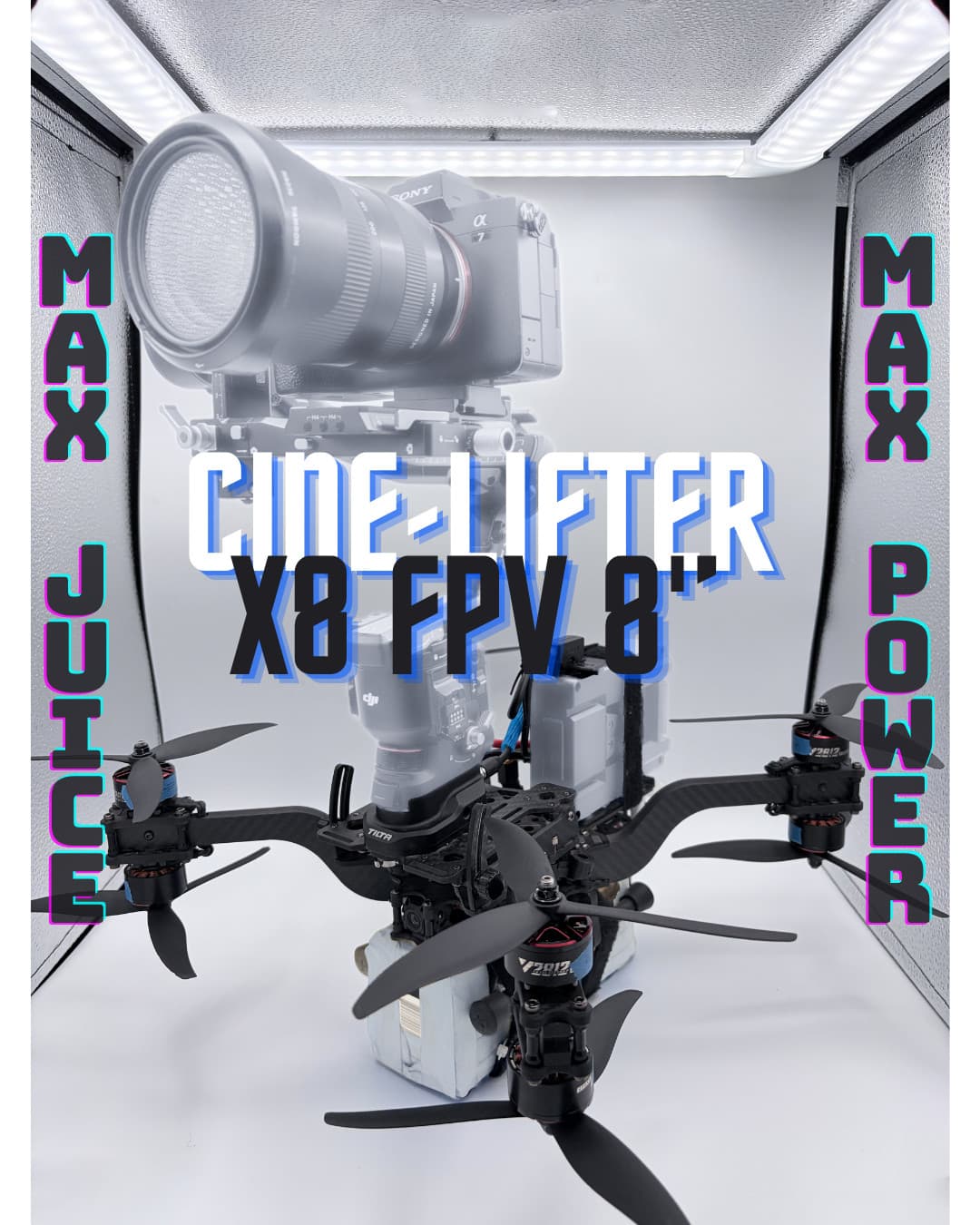 X8 Cine-Lifter front view