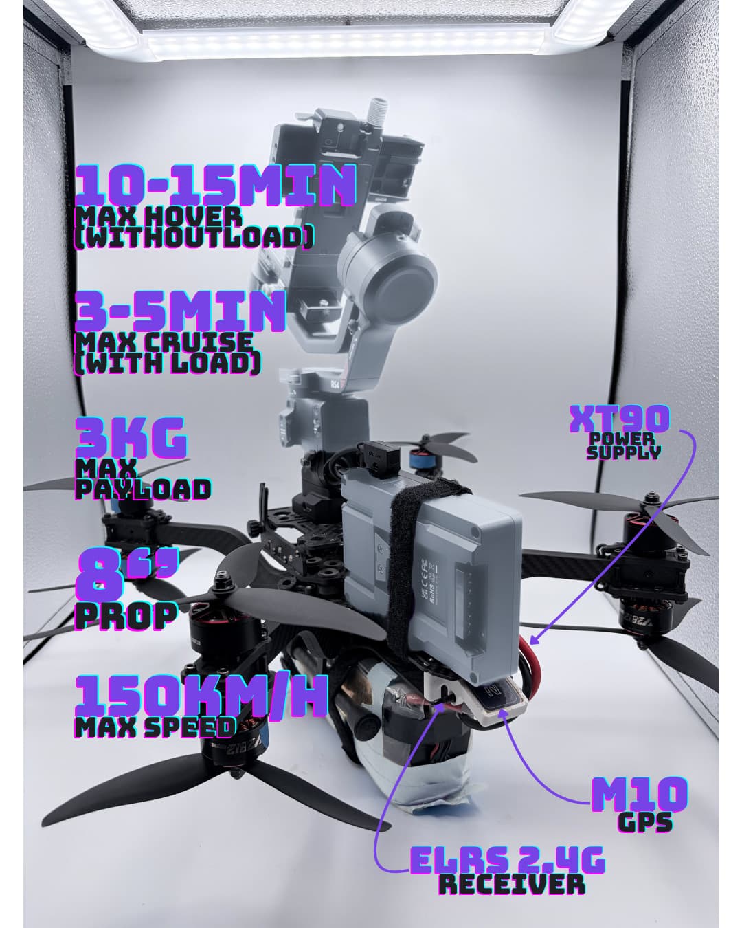 X8 Cine-Lifter angle view