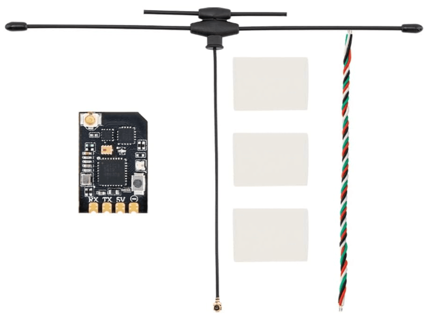 Dual band 2.4G / 915MHz ELRS receiver with antenna