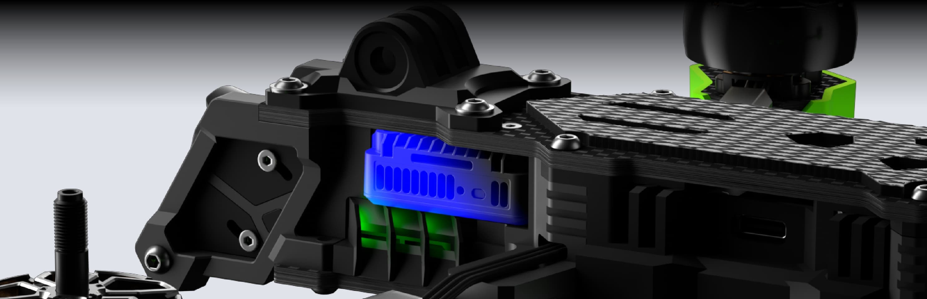 Nazgul Evoque F7 — component detail: Borg F7 stack