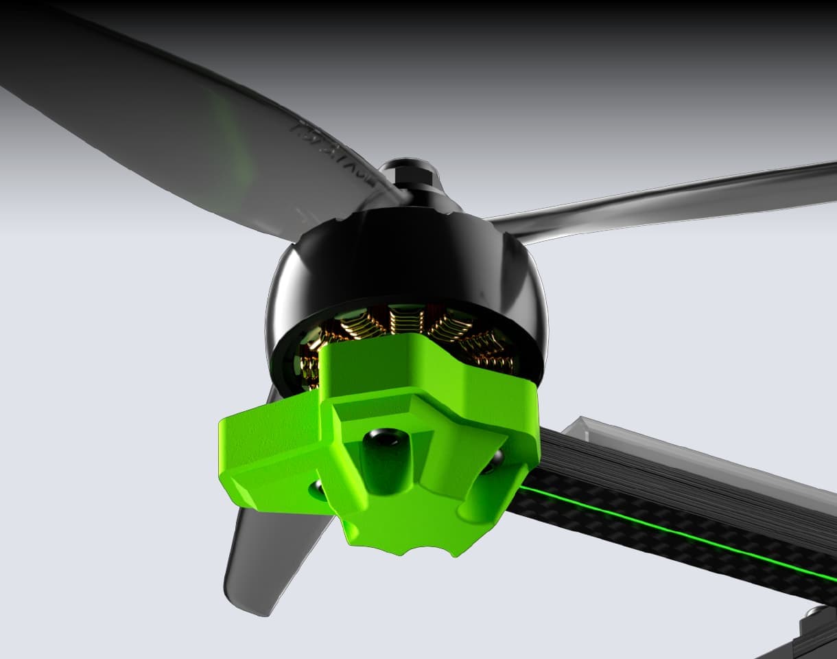 Nazgul Evoque F7 — component detail: XING2 2809 motor